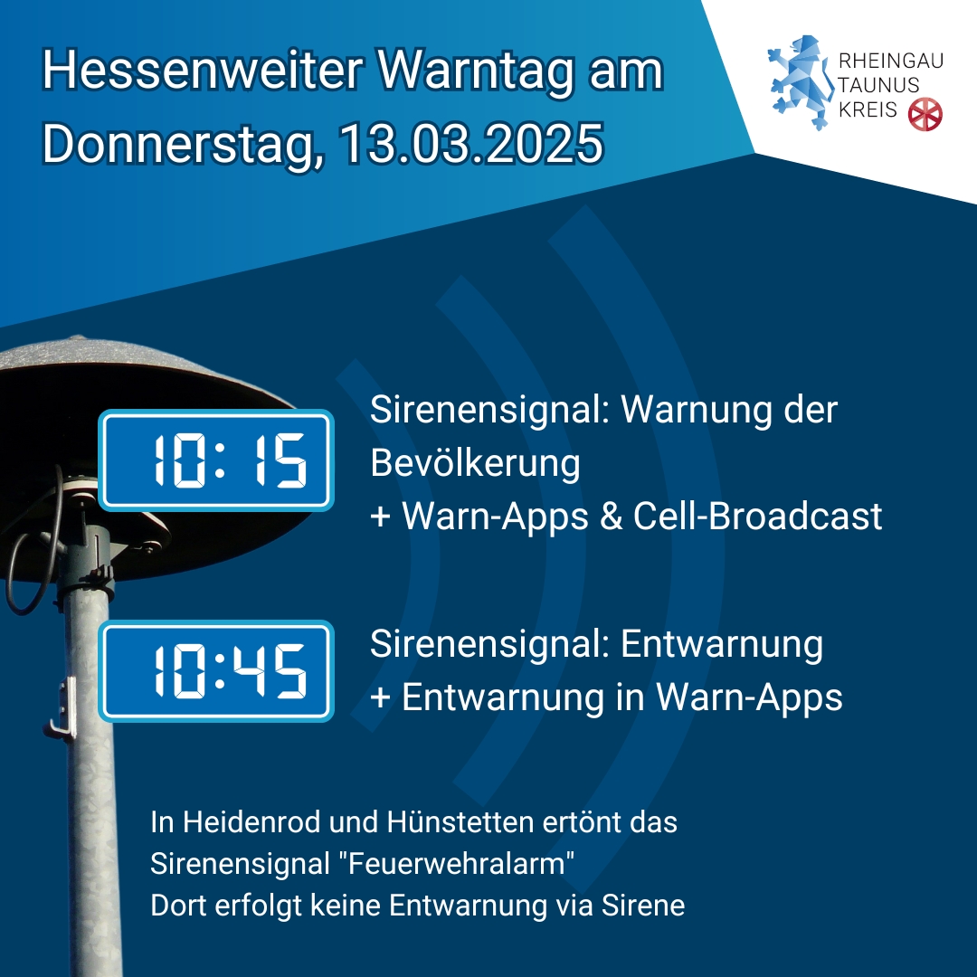 Hessenweiter Warntag 2025