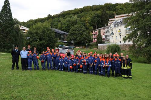 Gruppenbild Gemeinschaftsübung Jugendfeuerwehr 2018